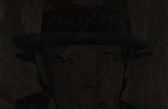 Silkscreen portrait of Joseph Beuys by Andy Warhol