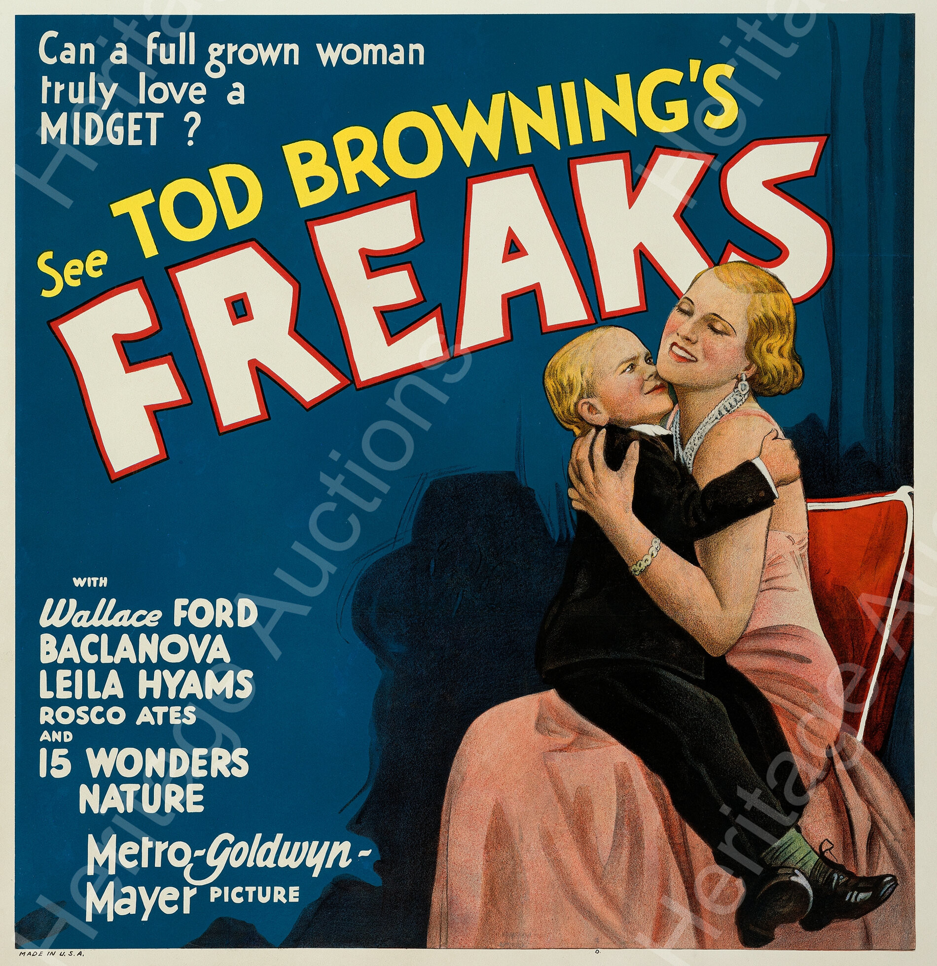 Poster for 1932 movie Freaks.