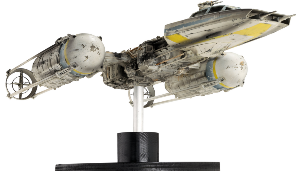 Y-wing fighter from Star Wars a New Hope