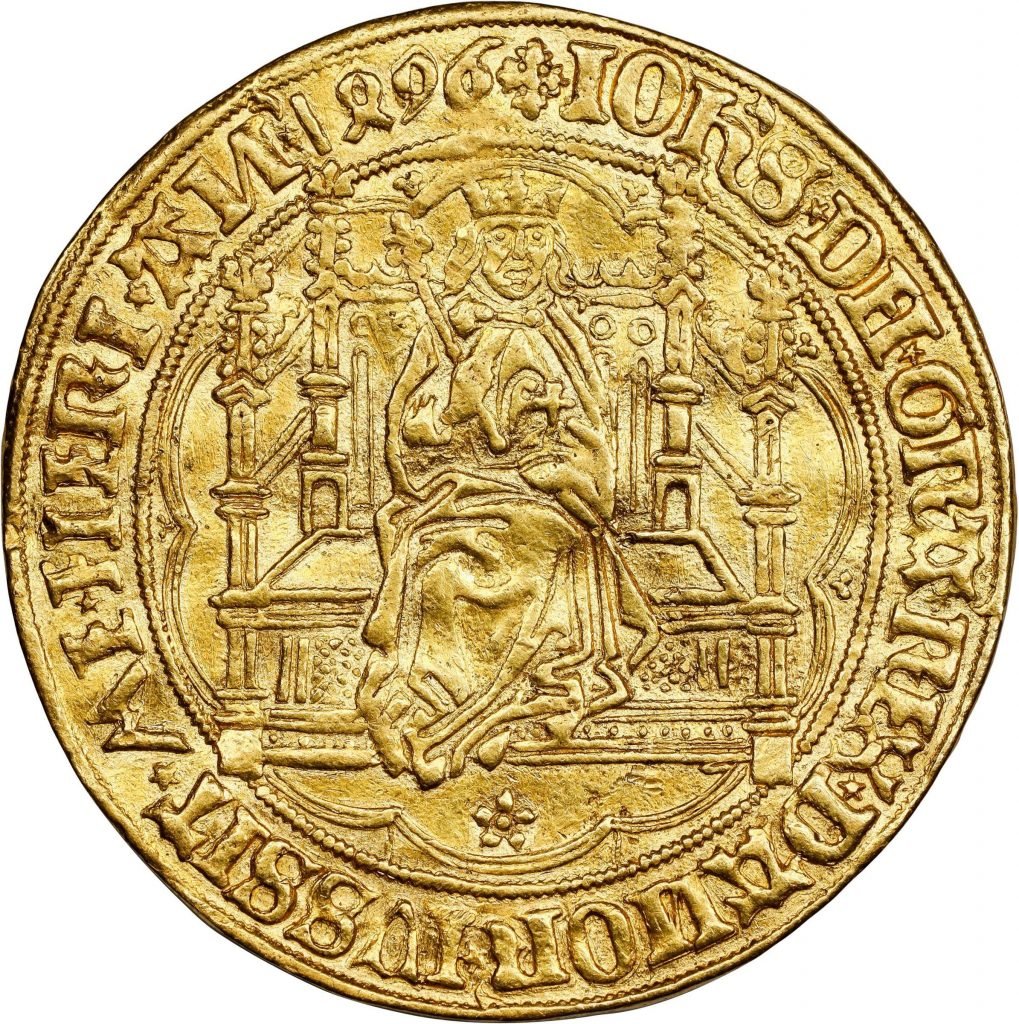 King Hans noble 1496 from the Bruun collection