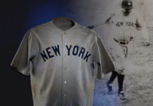 Babe Ruth called shot jersey.