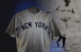 Babe Ruth called shot jersey.