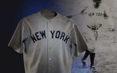 Babe Ruth called shot jersey.