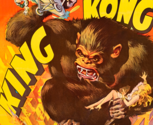 detail of 1933 King Kong poster