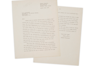 Albert Einstein letter to FDR warning of German nuclear research