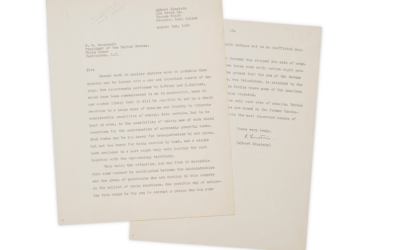 Albert Einstein letter to FDR warning of German nuclear research