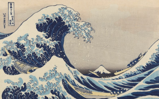 The Wave by KATSUSHIKA HOKUSAI