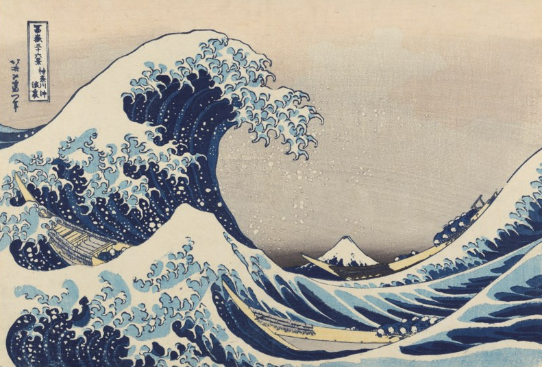 The Wave by KATSUSHIKA HOKUSAI