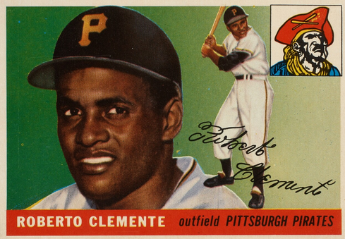 Roberto Clemente 1955 Topps baseball card