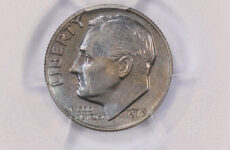 Roosevelt dime error no s 1975