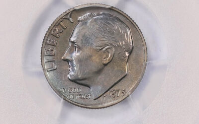 Roosevelt dime error no s 1975