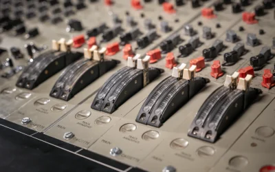 EMI recording console from Abbey Road.