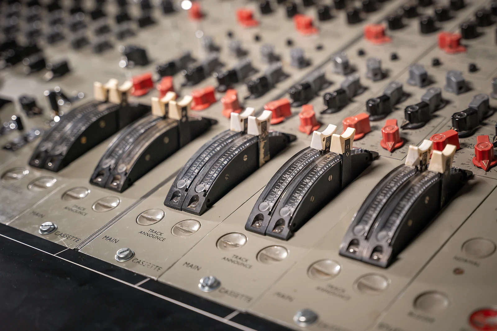 EMI recording console from Abbey Road.