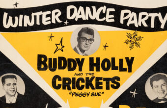 A poster from a show three days before Buddy Holly died.