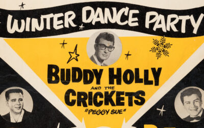 A poster from a show three days before Buddy Holly died.