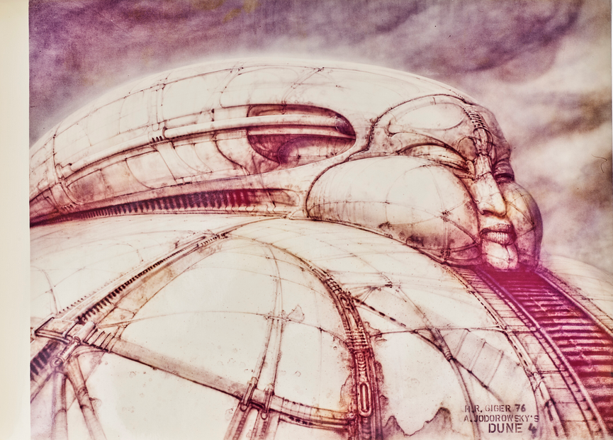 H R Giger image for the proposed 1970s Dune film.