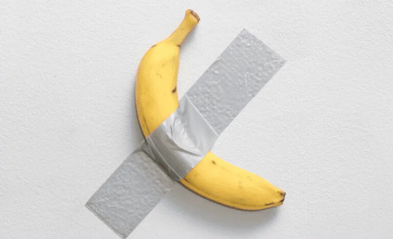 Banana artwork auctions for $6.2 million