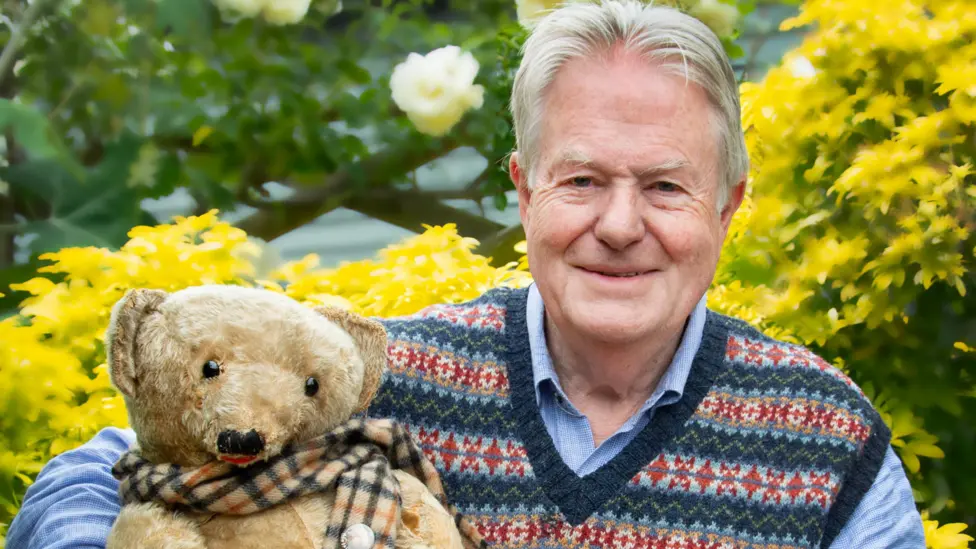 Ian Pout of and Aloysius teddy bear from Brideshead Revisited.