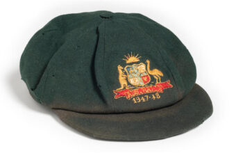 1947 - 1948 Baggy Green Australia cricket cap worn by Don Bradman