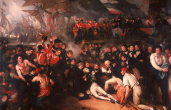 The Death of Nelson, painting by Benjamin West