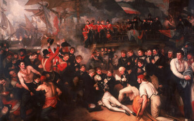 The Death of Nelson, painting by Benjamin West