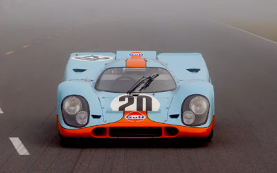 Porsche 917K driven by Steve McQueen in the film Le Mans, 1971.