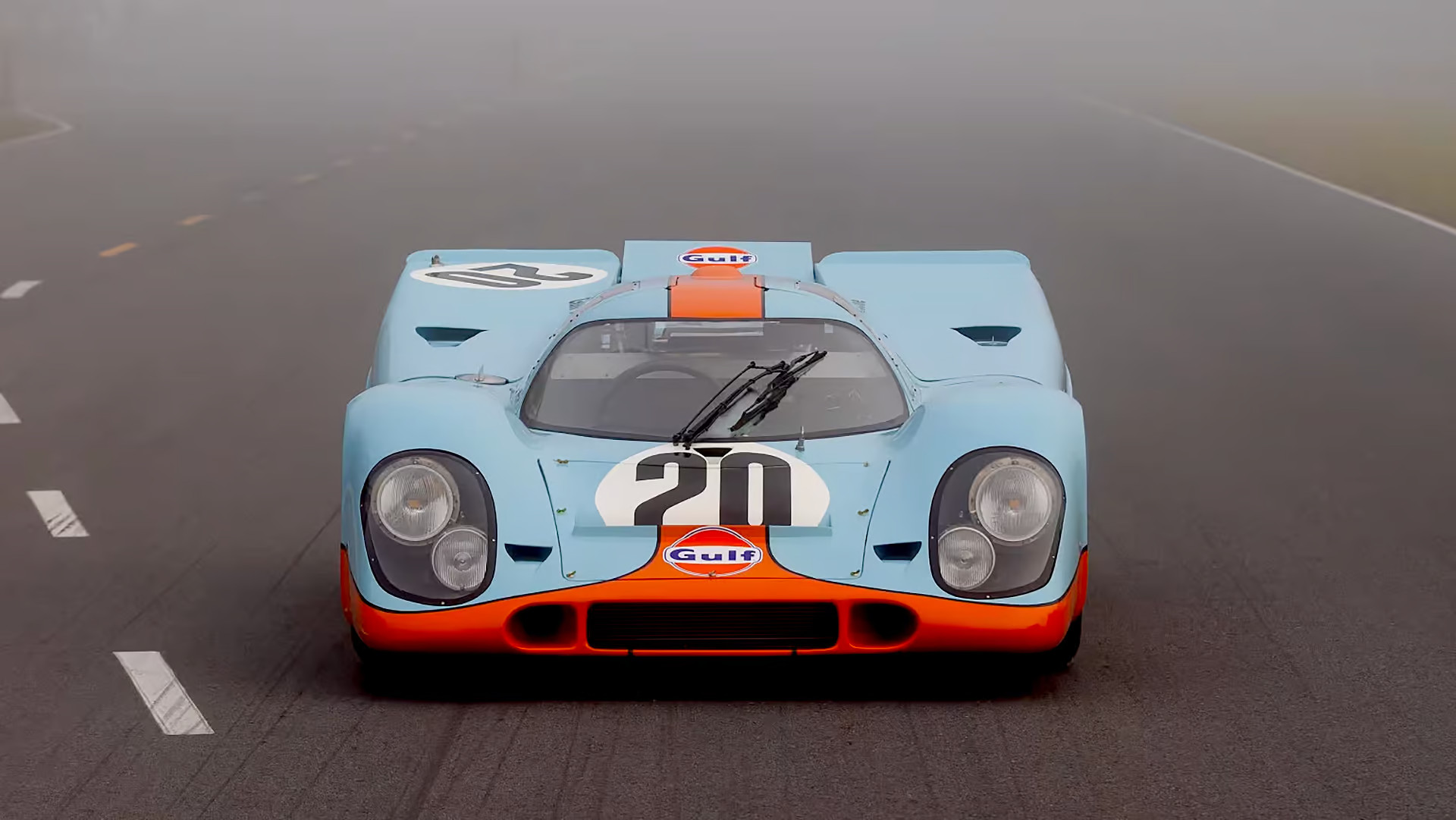 Porsche 917K driven by Steve McQueen in the film Le Mans, 1971.