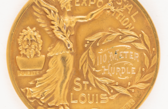 1904 Olympic 110 m hurdles gold medal from St Louis Olympics