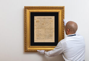 The Essex Broadside printing of the US Declaration of Independence from July 1776.