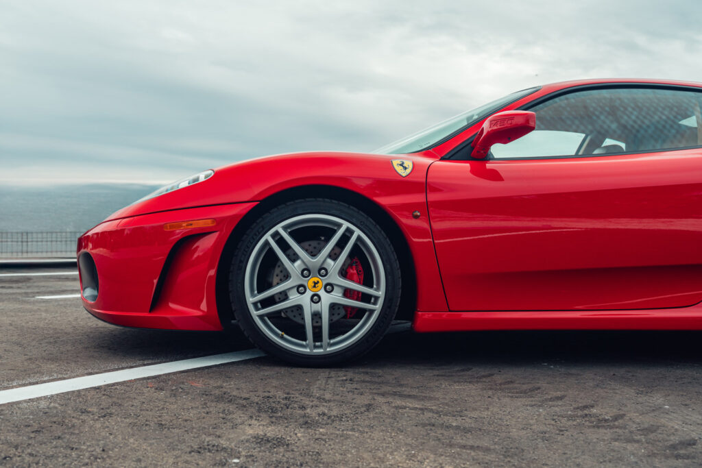 Ferrari F430 coupe 2007 in red once owned by Donald Trump. 