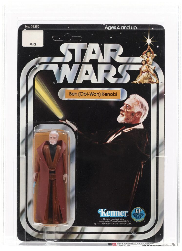 Ben (Obi-Wan) Kenobi action figure with double telescoping light saber by Kenner. 