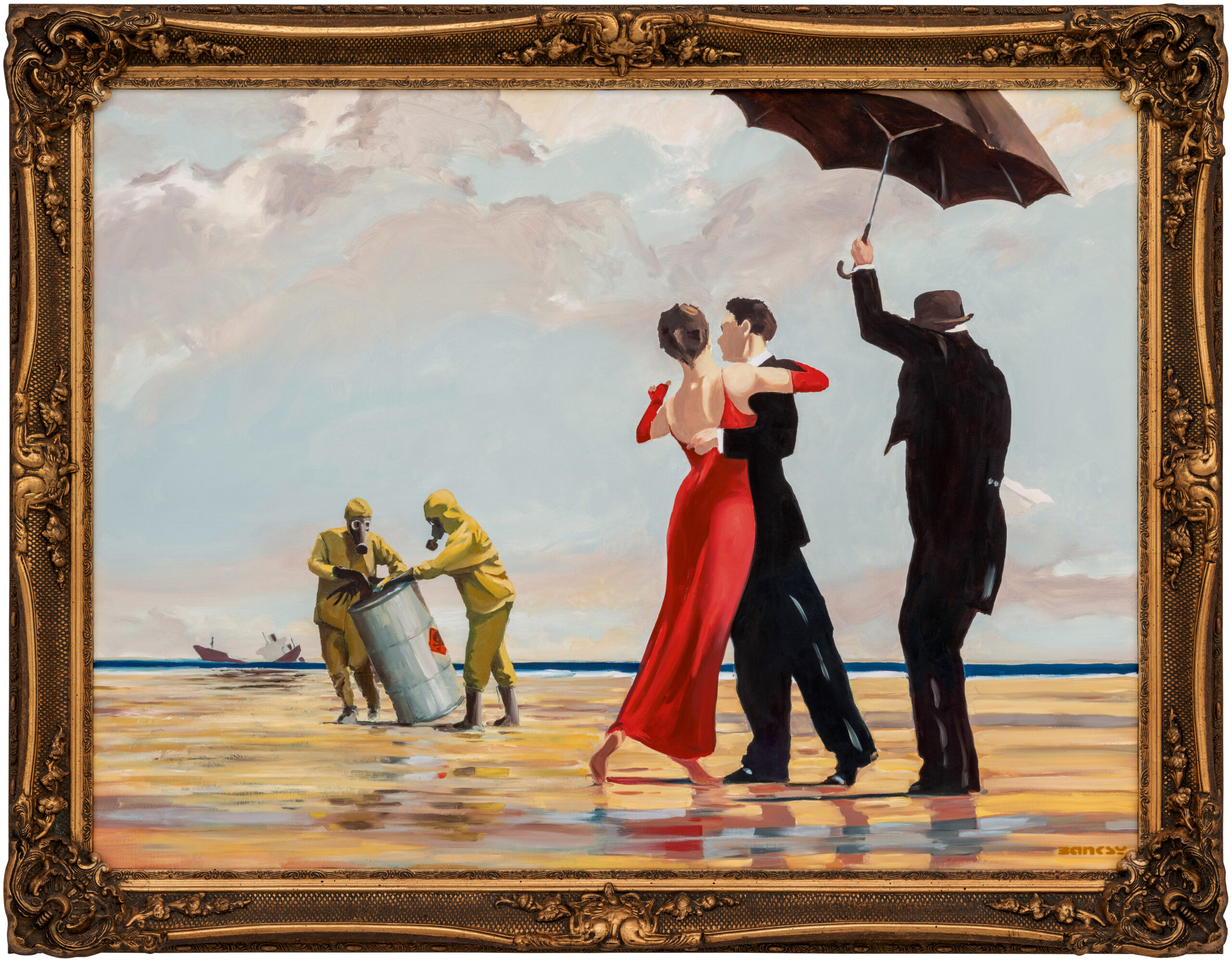 Banksy Crude Oil (Vettriano)