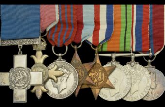 econd War ‘London Blitz’ group comprising the George Cross; George Medal and O.B.E awarded to Acting Lieutenant-Commander Ernest Oliver ‘Mick’ Gidden of the Royal Naval Volunteer Reserve