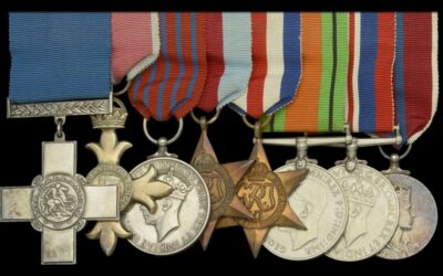 econd War ‘London Blitz’ group comprising the George Cross; George Medal and O.B.E awarded to Acting Lieutenant-Commander Ernest Oliver ‘Mick’ Gidden of the Royal Naval Volunteer Reserve