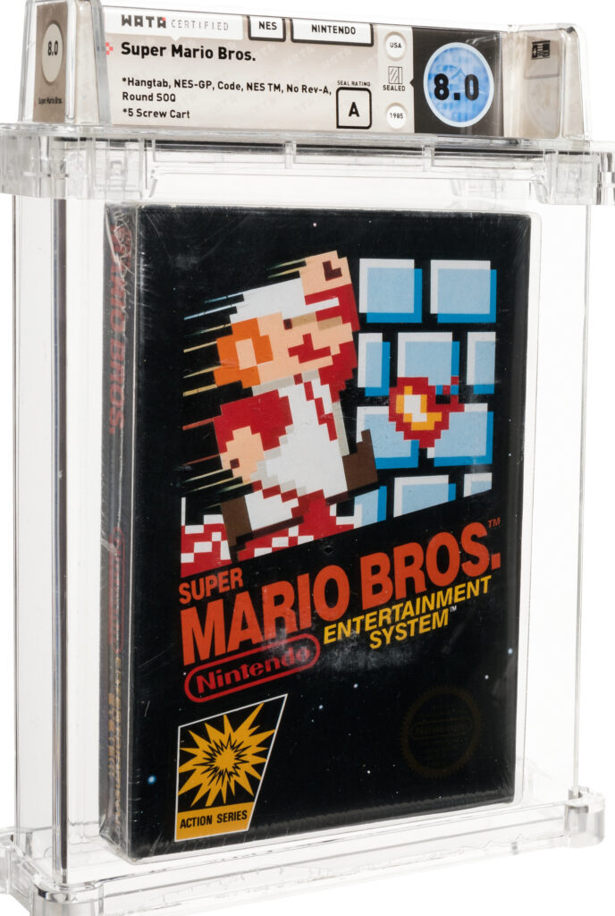 Super Mario Bros. video game cartridge