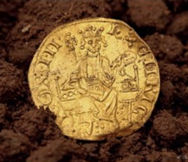 Henry III gold penny found in Devon.