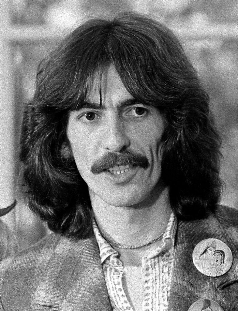 George Harrison pictured in 1974 at The White House. 