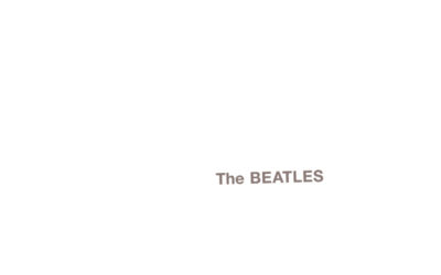 The Beatles 1968 album known as The White Album.