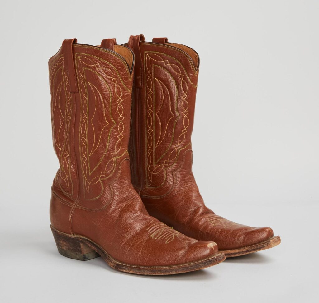 1961 Cowboy Boots from "The Misfits" from the Personal Collection of Dee and Tommy Hilfiger