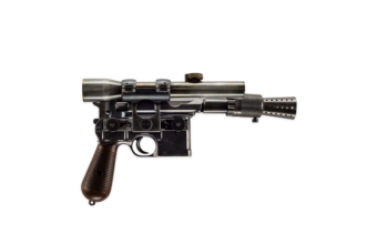 Han Solo blaster prop from Star Wars