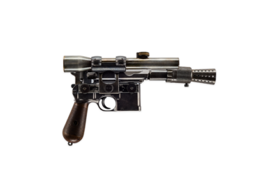 Han Solo blaster prop from Star Wars