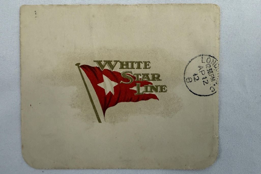 Gracie letter from the Titanic.