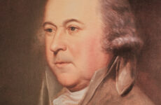 Portrait of John Adams, US Founding Father.