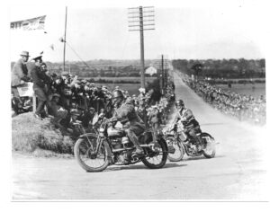 Brough SS100 racing