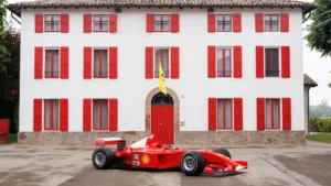 F1 car Ferrari f2001 chassis number 21 drivn by Michael Schumacher.