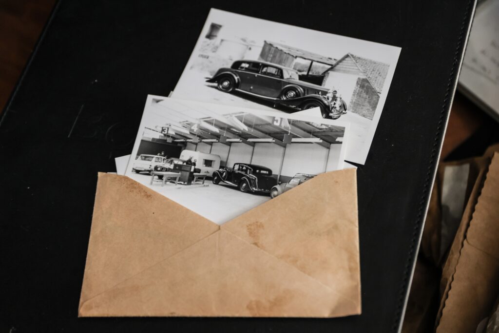 documentation from Rolls Royce Phantom III used by Field Marshall Bernard Montgomery.