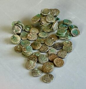 Cranborne Hoard of stater coins of the Durotriges people.