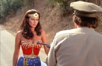 Lynda Carter as Wonder Woman.