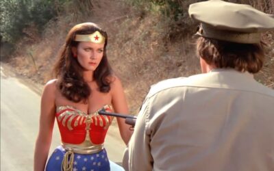 Lynda Carter as Wonder Woman.