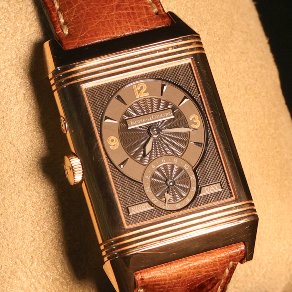 Jaeger Le Coutre reverso watch owned by John Duff Lowe of The QUarrymen, the band that became the Beatles.